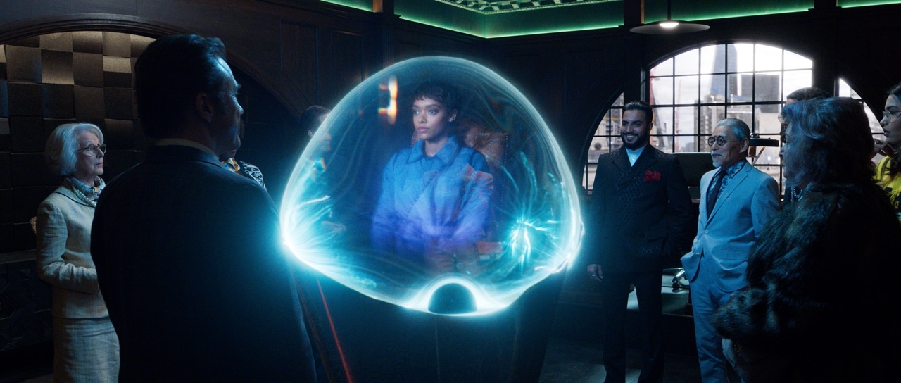 The Portable Door VFX — magical orb particle simulation, character contained within energy sphere by Future Associate